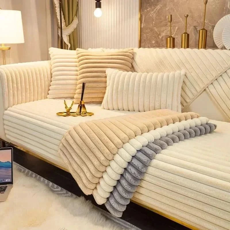 Sofa Covers, Non Slip Sofa Slipcover in Soft Polyester, Washable Sofa Protector for Upholstered Furniture_09
