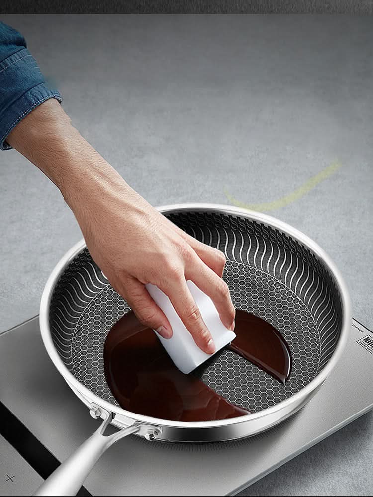 Stainless Steel Pan, Steel Skillet 26 cm to 32 cm – image 6
