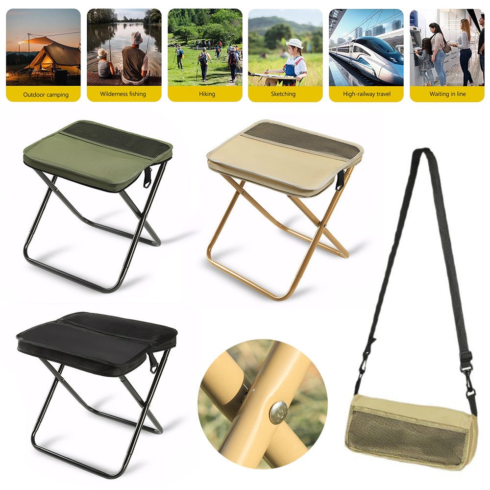 Camping Chairs, Lightweight Folding Chair Backpack 2 in 1, Waterproof Fishing Chair for Hiking and Outdoor Use_09
