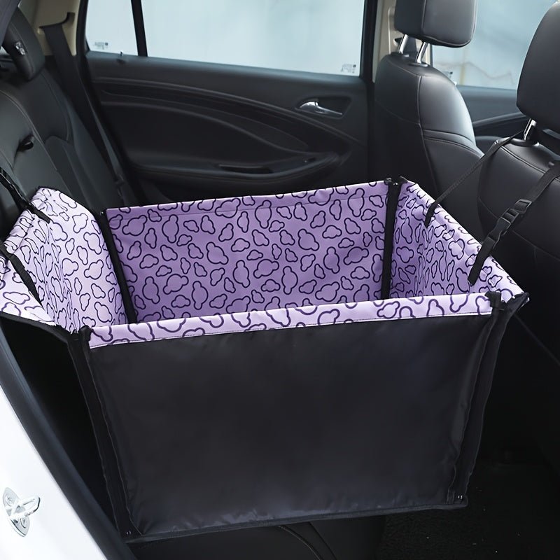 Dog Car Hammock for Back Seat, Rear Seat Cover for Dogs with 4 Nylon Straps – image 10