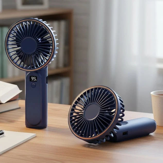 Handheld Fan, Mini Hand Fan with USB Cable, Portable Cooling Fan for Summer, Travel and Holiday Essentials
