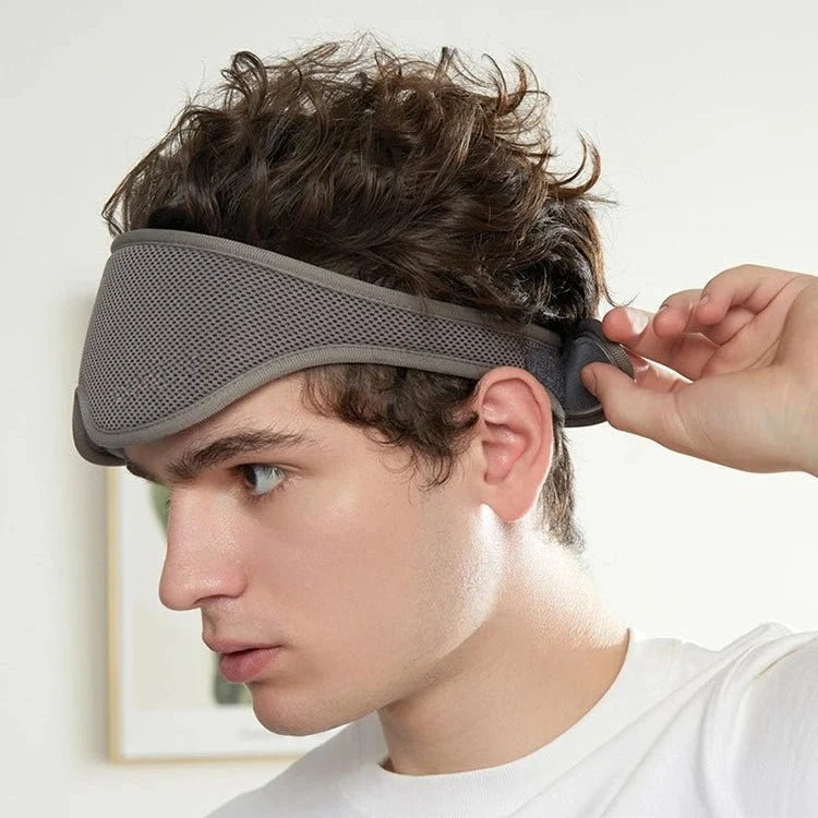 Eye Mask for Sleeping, 3D Contoured Sleep Mask with Adjustable Eye Cups, Padded Sleeping Mask, Sleep Aid for Travel_01