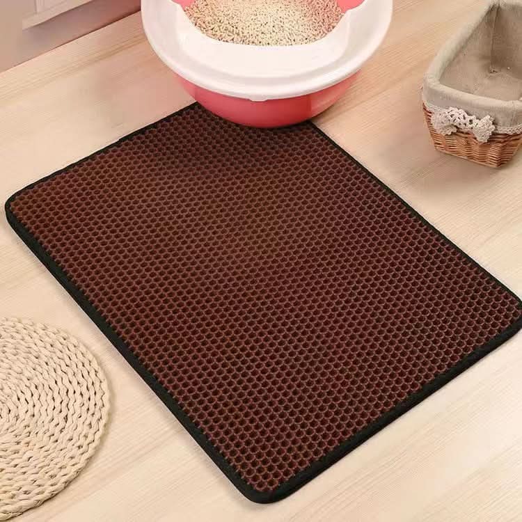 Cat Litter Mat, Non Slip Litter Tray Mat with Waterproof Double Layer, Litter Box Mat for Cats_07