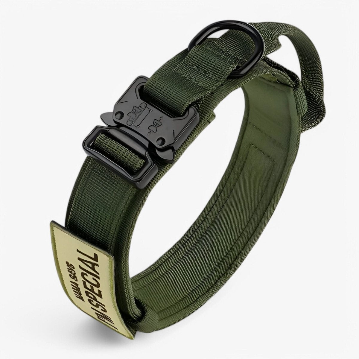 Tactical Dog Collar with Handle, Padded Nylon Dog Collars for Large Dogs