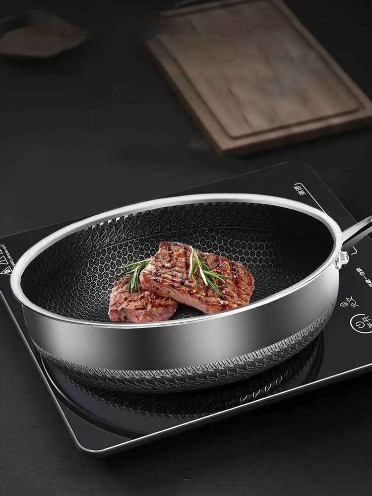 Stainless Steel Pan, Induction Pan for All Hobs
