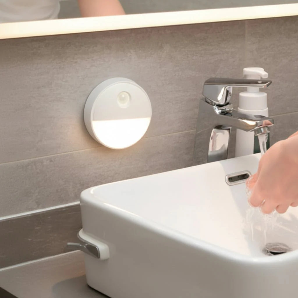 Motion Sensor Night Lights, Battery Motion Activated Light with Magnet and Hook – image 4