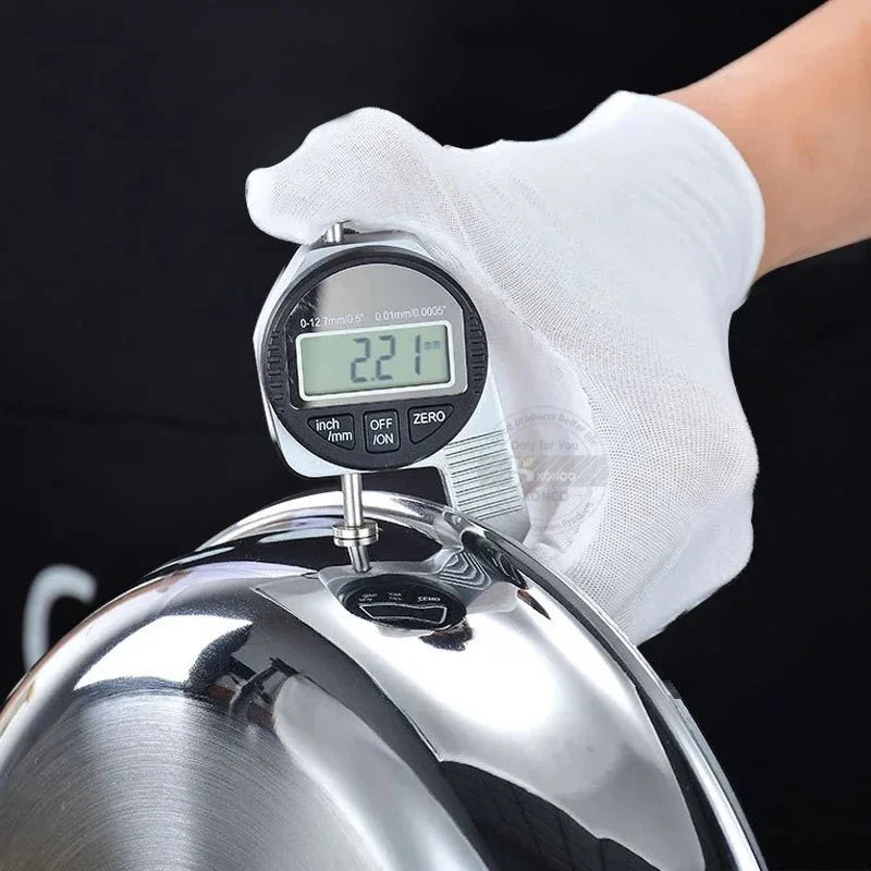 Stainless Steel Wok for Induction Hob, Induction Pan 22-30 cm – image 7