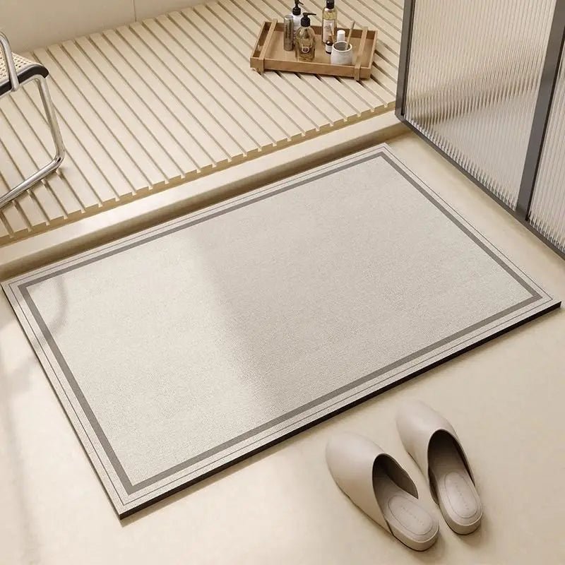 Bath Mat Non Slip, Quick Dry Stone Bath Mat, Diatomite Bath Mat for Bathroom Floor and Wet Areas_02