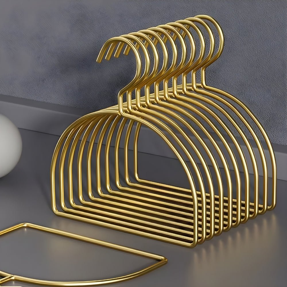 Scarf Hangers Set of 4, Space Saving Hangers for Wardrobe Storage, Curved Non Slip Wardrobe Organiser_03