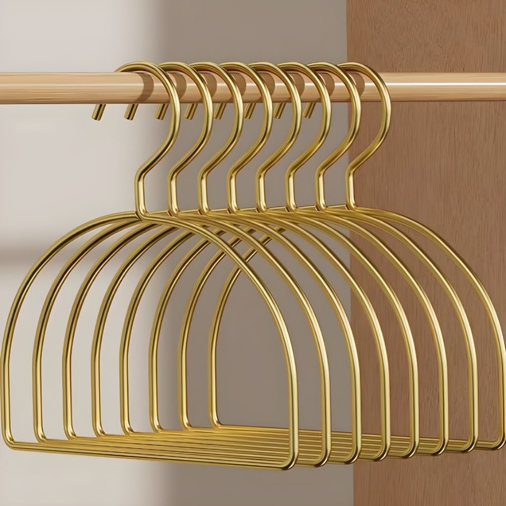 Scarf Hangers Set of 4, Space Saving Hangers for Wardrobe Storage, Curved Non Slip Wardrobe Organiser_04