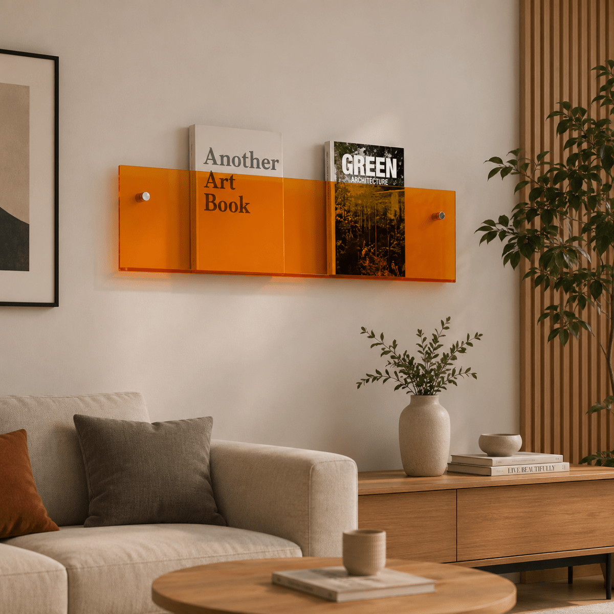 Wall Magazine Holder, Wall Mounted Magazine Rack for Living Room and Office, Wall Organiser for Books and Documents_07
