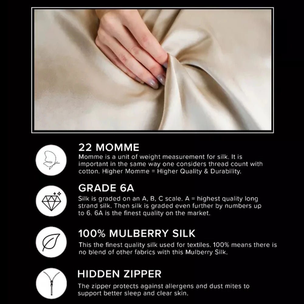 25 Momme Mulberry Silk Pillowcase for Hair and Skin – image 7