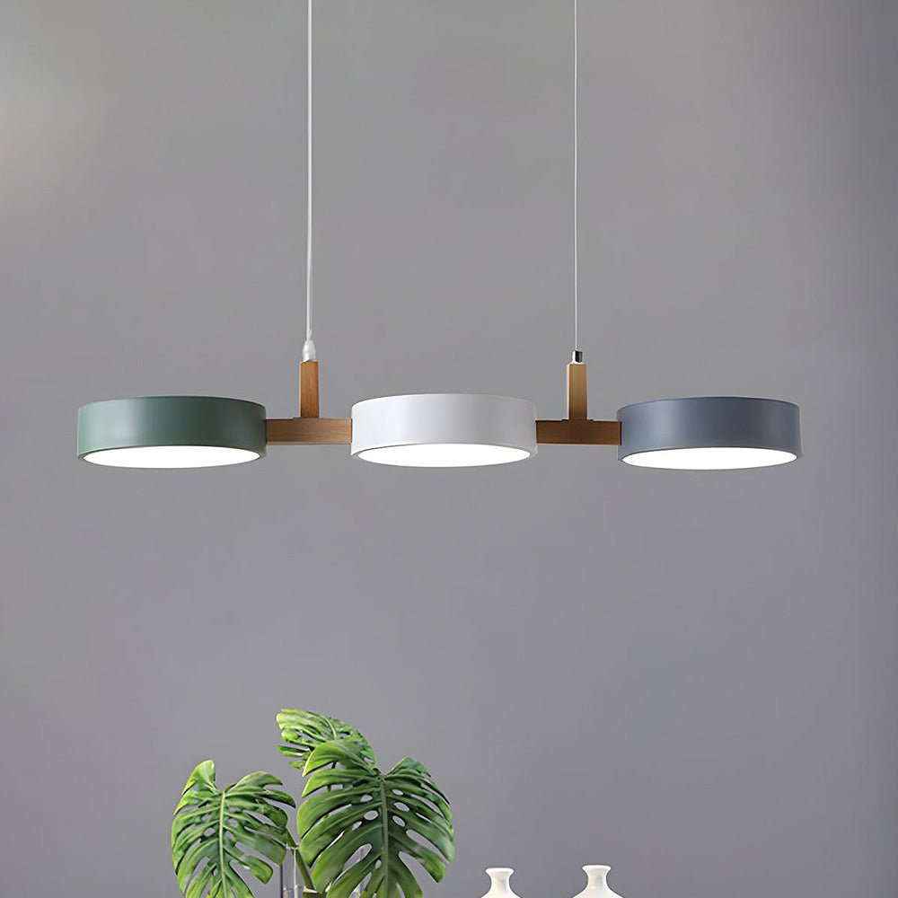 LED Ceiling Light Pendant, Scandinavian Pendant Light in Wood and Iron, Kitchen Pendant Lights for Dining Table_02
