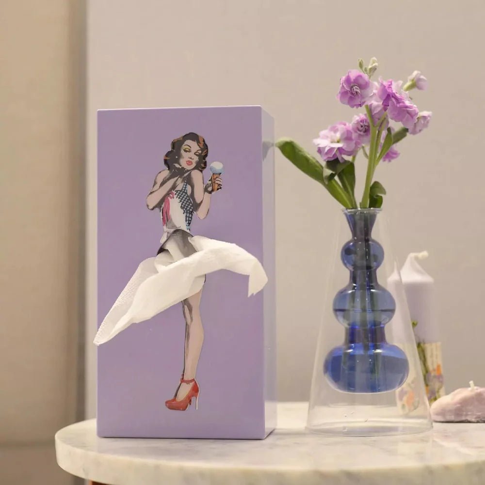 Tissue Box Holder Flying Skirt, Home Decor and Desk Accessories