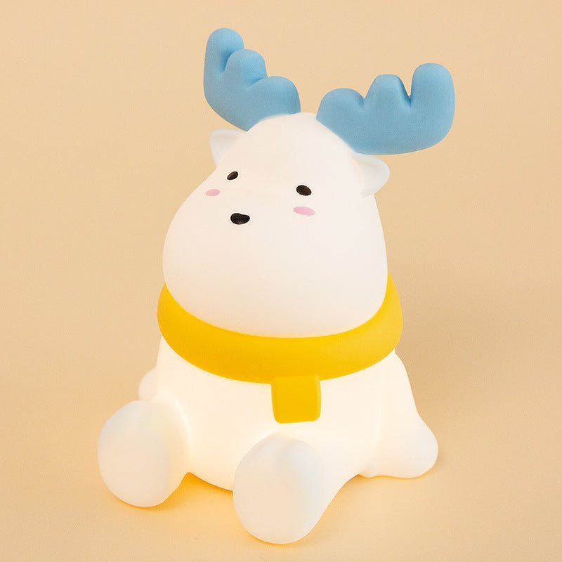 Reindeer Table Lamp with Integrated LED Light, Christmas Decorations for Table, Light Up Reindeer for Living Room_06