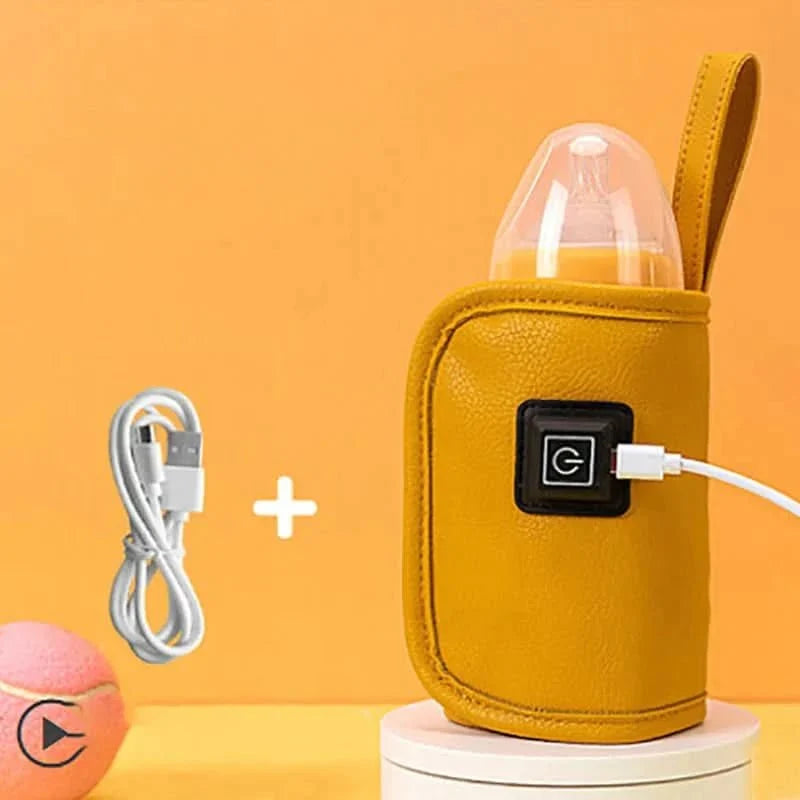 Portable Bottle Warmer with USB, Baby Bottle Warmer for Travel, Milk Warmer with LED Indicator, Baby Essentials_13