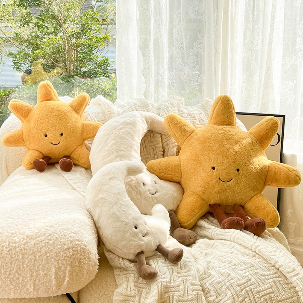 Sofa Cushion in Sun or Moon Shape, Decorative Pillow for Bed and Living Room – image 5