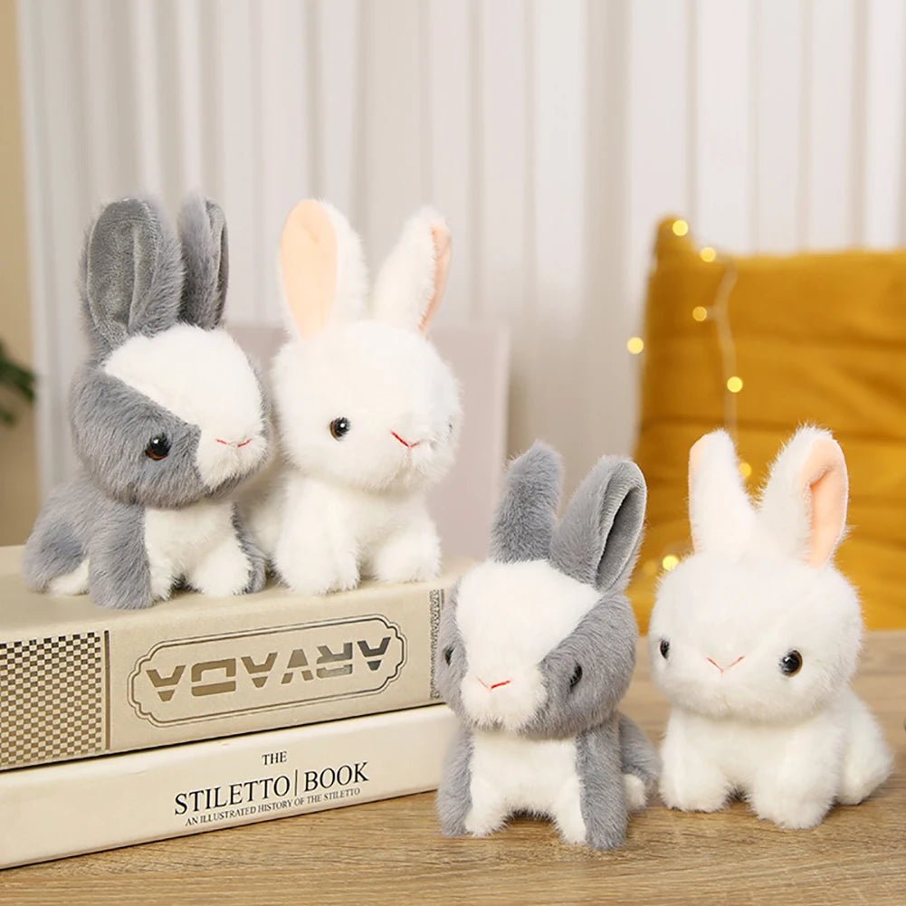 Plush Rabbit 14 cm, Sleeping Bunny Soft Toy for Babies, Newborn Soft Toy and New Baby Gift, Cuddly Bunny for Nursery_05