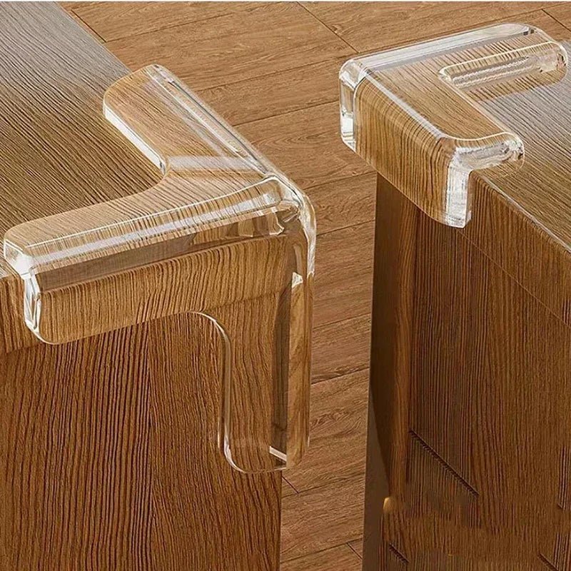 Corner Protectors for Furniture, Transparent Table Corner Protectors, Self Adhesive Edge Protector for Child Safe Home_01