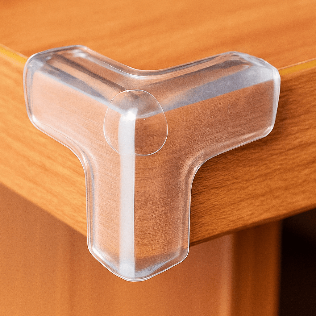 Corner Protectors for Furniture, Transparent Table Corner Protectors, Self Adhesive Edge Protector for Child Safe Home_08