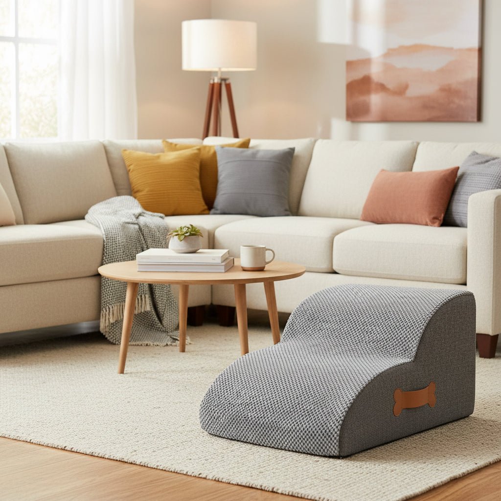 Dog Bed Stairs, Foam Dog Steps for Bed and Sofa