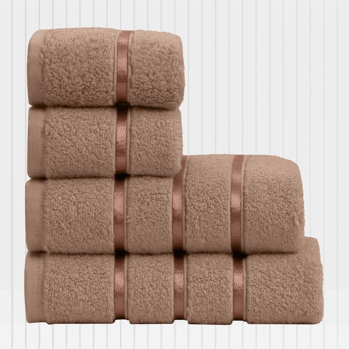 Bathroom Towels, 100% Cotton Hand Towels 50 x 90 cm, Face Towel Set of 4 with Fabric Bag_09