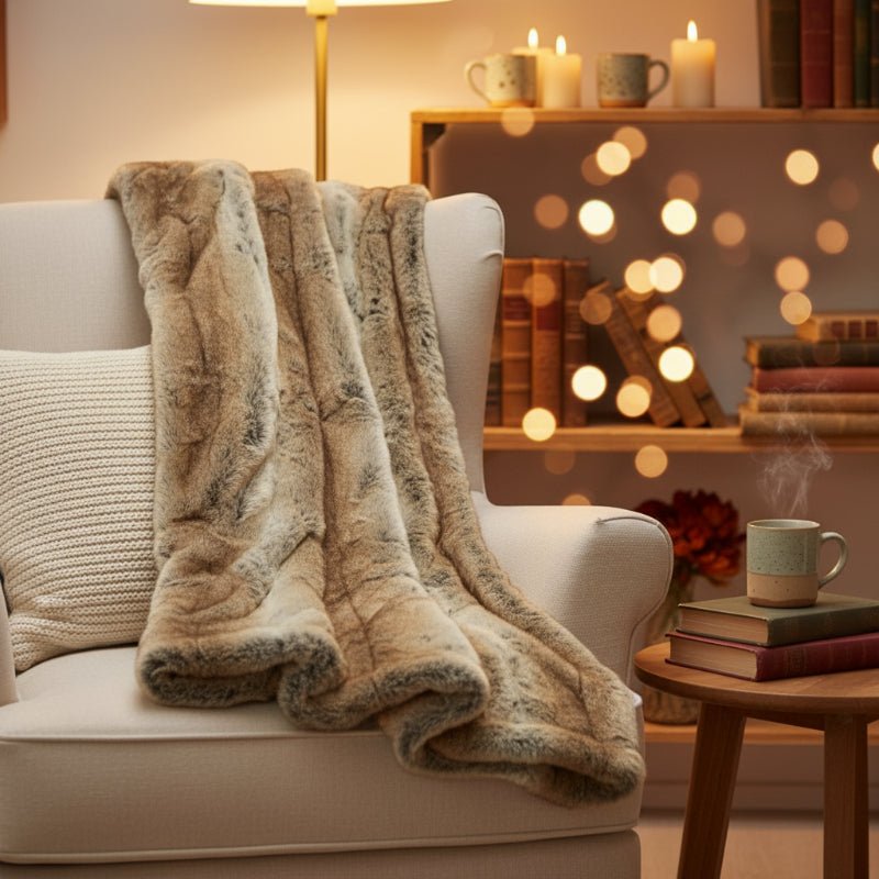 Throw Blanket 135 x 200 cm, Sofa Throws for Settee, Large Couch Throw, Soft Bed Throw, Warm Sofa Blanket_00
