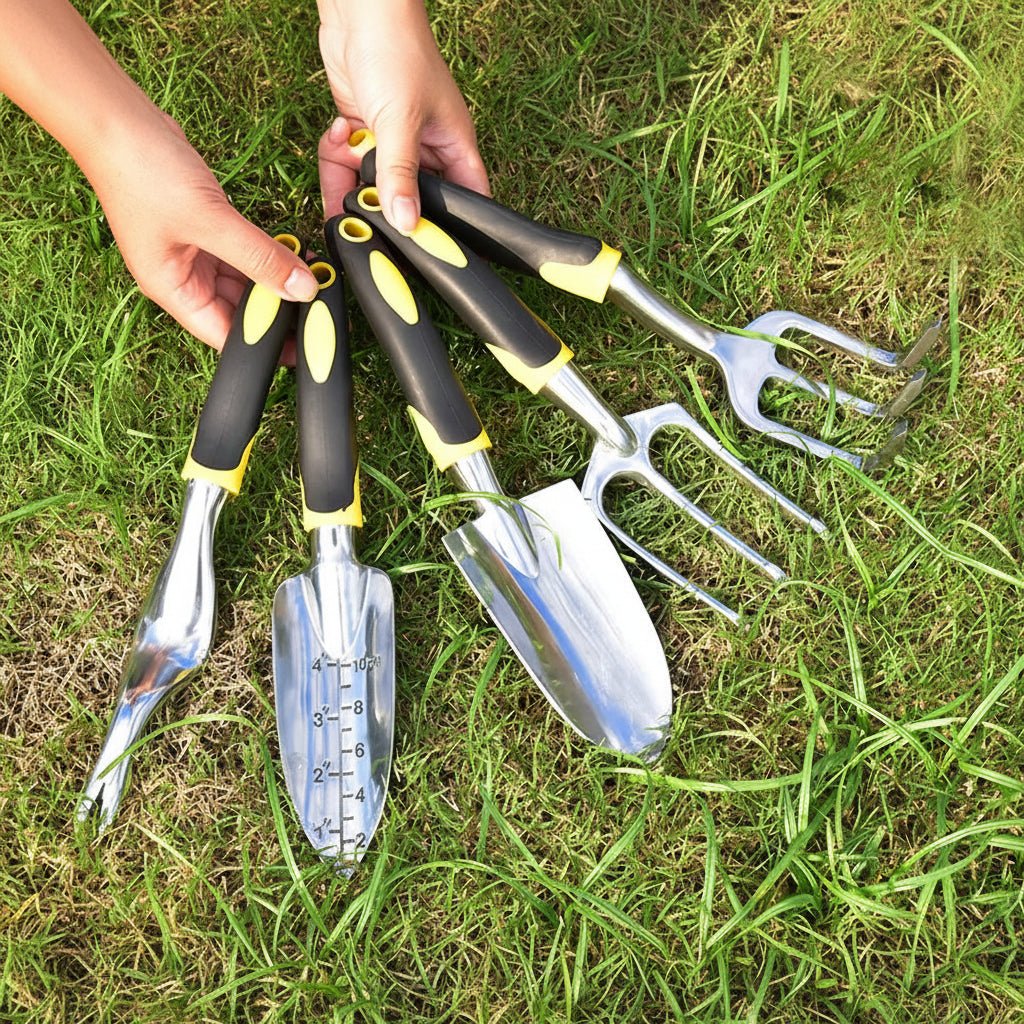 Garden Tool Set with Garden Gloves, Trowel