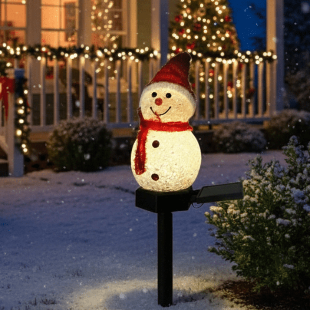 Solar Christmas Lights Outdoor, Light Up Snowman Solar Garden Lights, Outdoor Christmas Decorations 76 cm_01