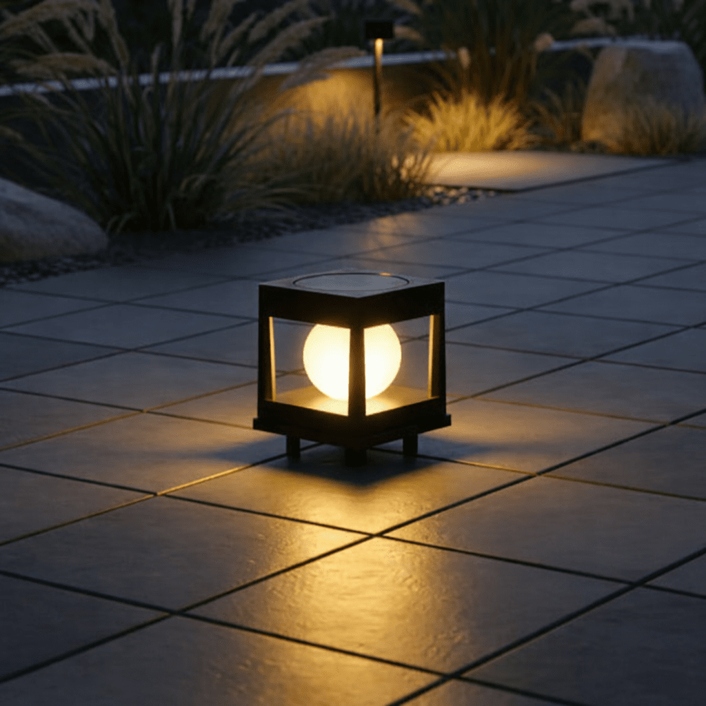 Outdoor Lights, Solar Garden Lights, Outdoor Solar Lights for Path and Driveway in Warm or White Light_05