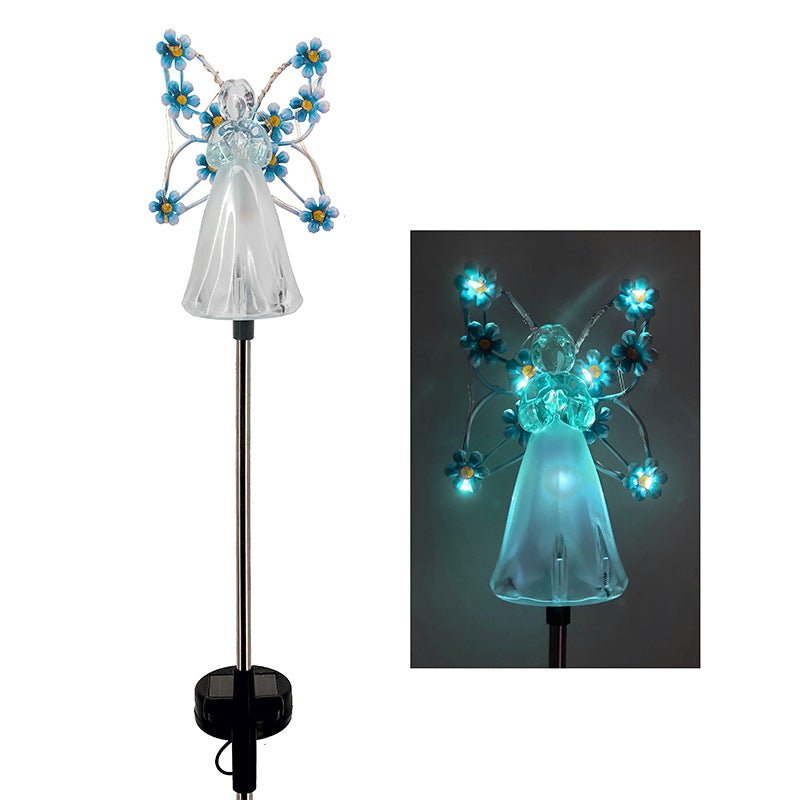 Solar Garden Lights, Angel Solar Garden Ornaments with Wings – image 9