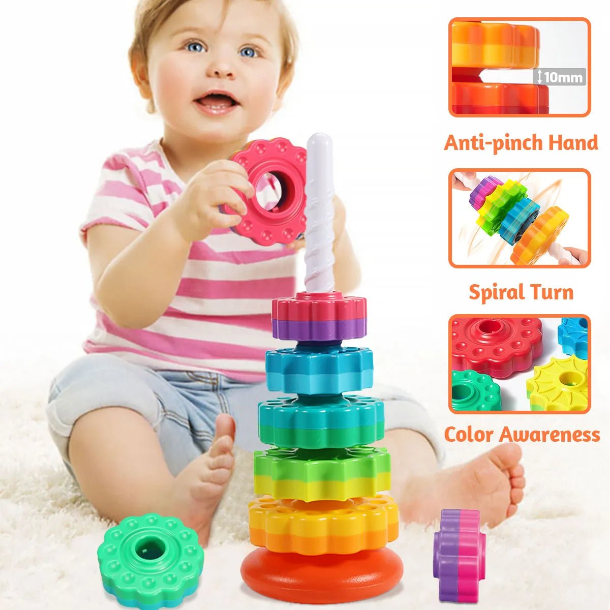 Stacking Toy with Wobble Base – image 6