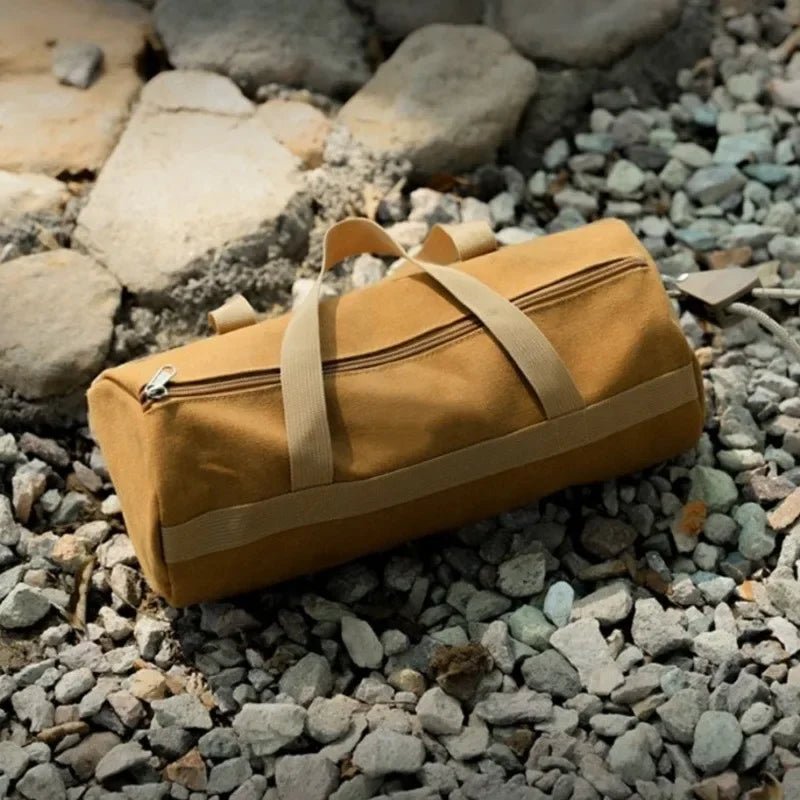 Tent Peg Bag, Camping Carry Bag with Handles for Tent Pegs and Tools, Camping Accessories Organiser 35 cm