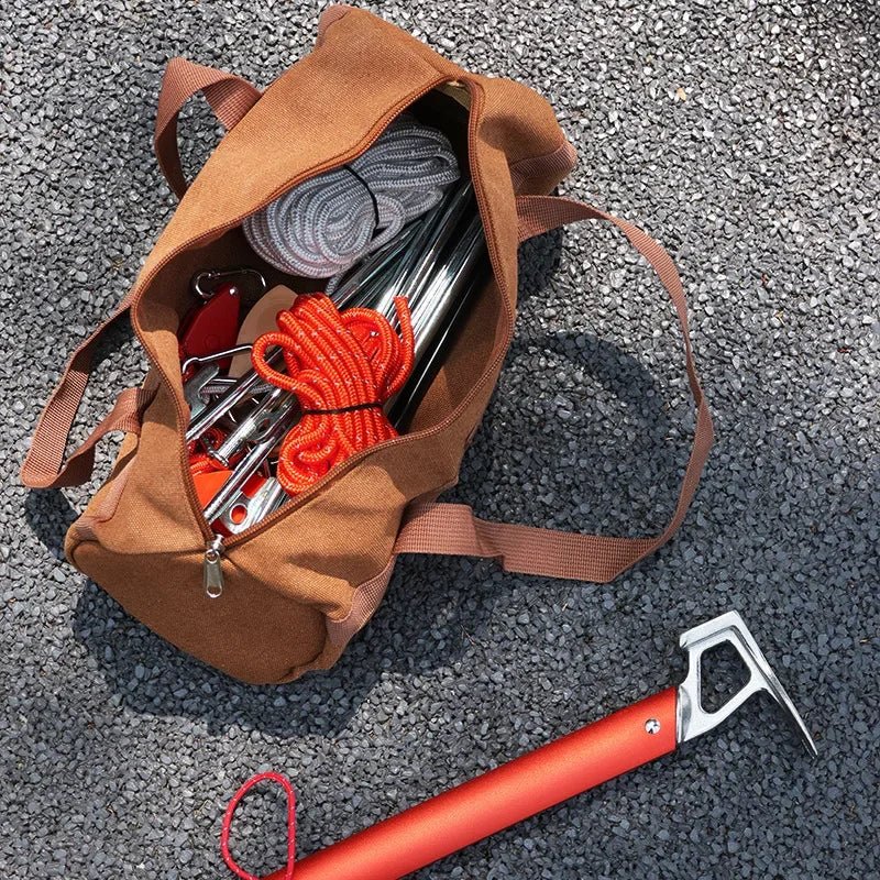 Tent Peg Bag, Camping Carry Bag with Handles for Tent Pegs and Tools – image 4