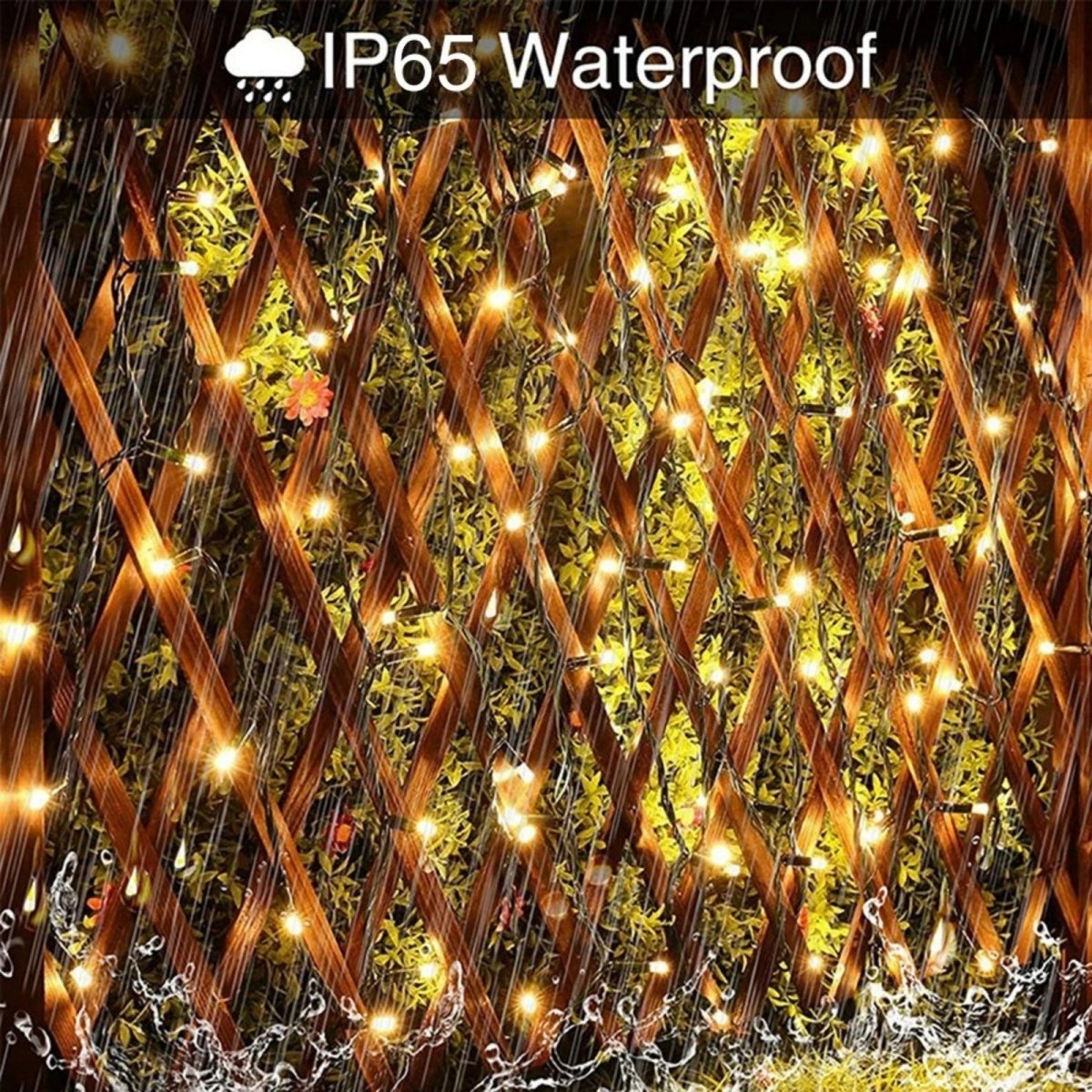 Outdoor Christmas Lights with Clear Cable, Christmas Window Lights, Curtain Fairy Lights IP44 for Indoor and Outdoor_04