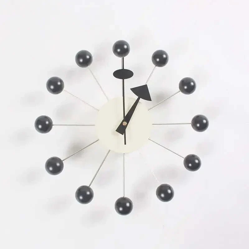 Silent Sunburst Wall Clock 32 cm – image 7