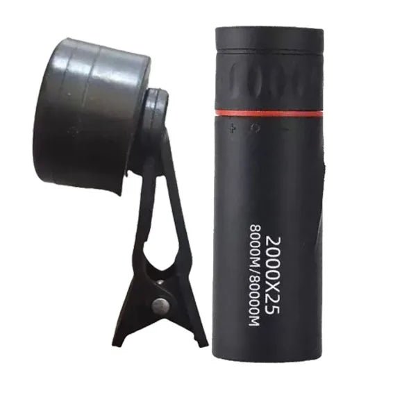 Monocular Telescope for Adults, Pocket Monocular with Phone Clip Option, Compact Spy Glass, Camping Accessories_01