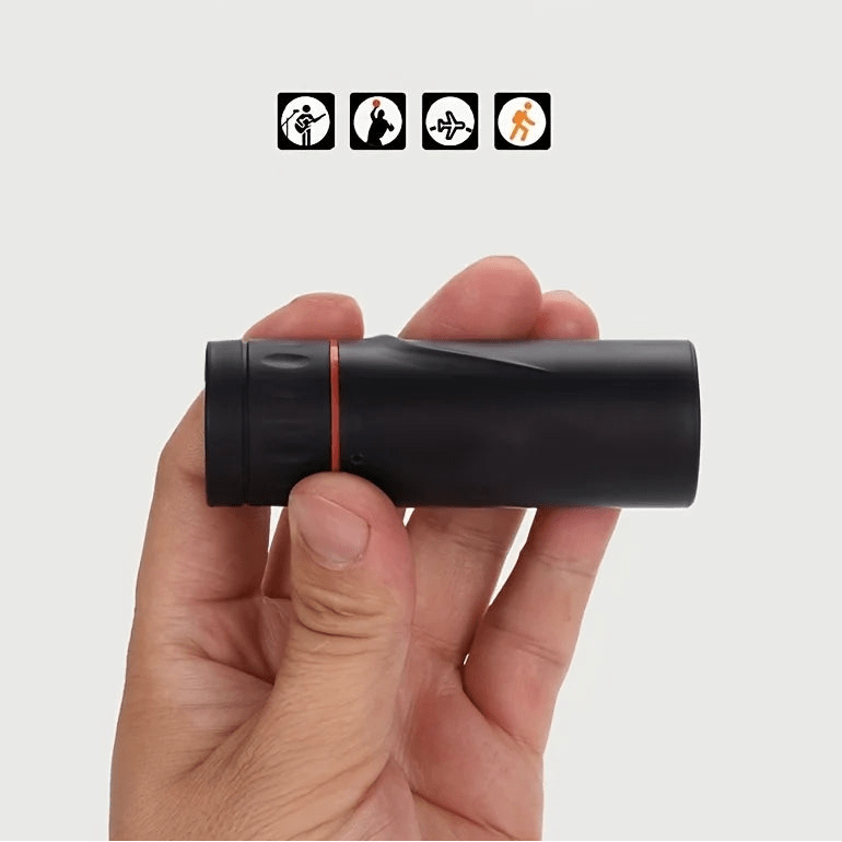 Monocular Telescope for Adults, Pocket Monocular with Phone Clip Option, Compact Spy Glass, Camping Accessories_03