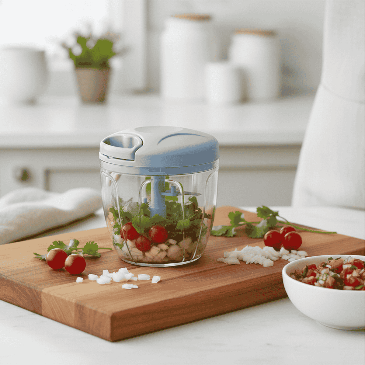 Manual Meat Grinder for Home, Meat Mincer with Hand Crank, Vegetable Chopper and Garlic Chopper 500 ml or 900 ml