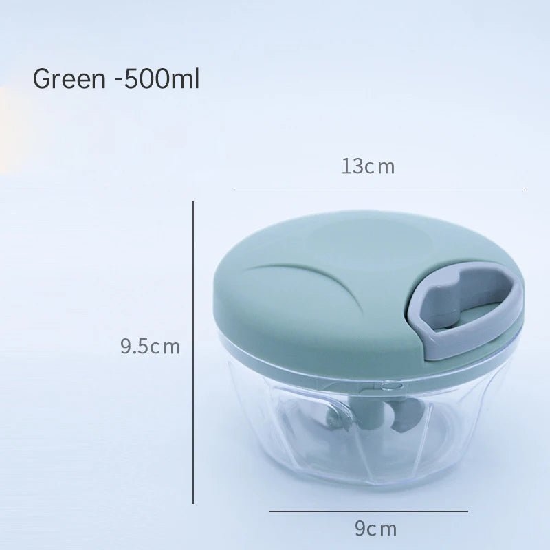 Manual Meat Grinder for Home, Vegetable Chopper and Garlic Chopper 500 ml or 900 ml – image 11