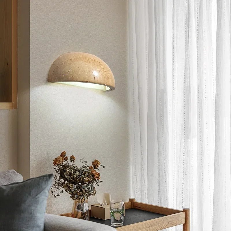 Wall Lights, LED Living Room Wall Lights, Modern Stone Lamp for Hallway and Bedroom, Indoor Wall Sconce_00