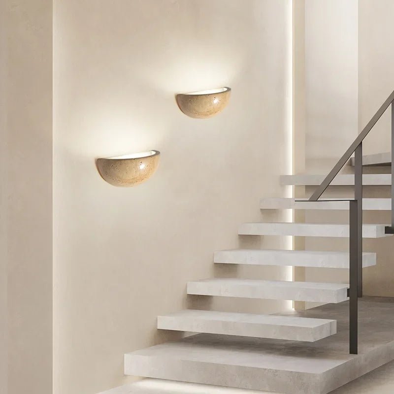 Wall Lights, LED Living Room Wall Lights, Modern Stone Lamp for Hallway and Bedroom, Indoor Wall Sconce_03