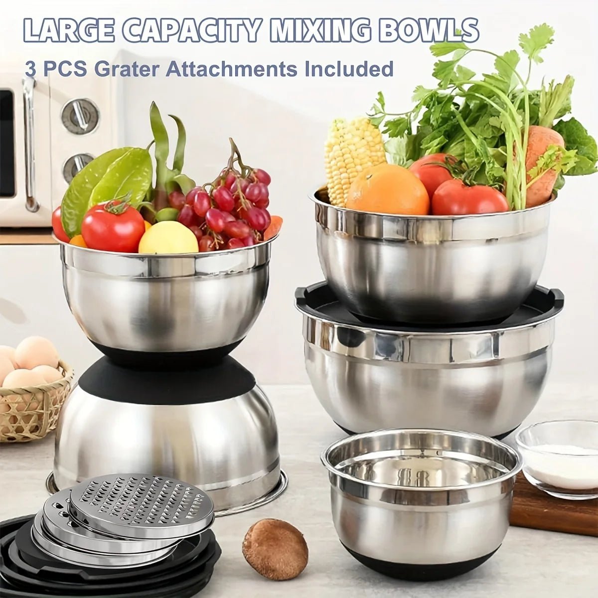 Food Storage Bowls with Airtight Lids