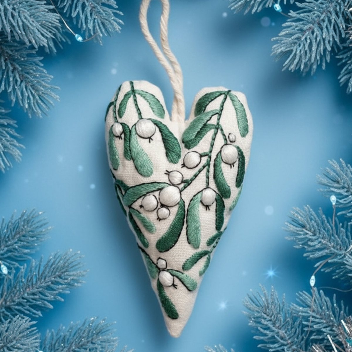 Christmas Embroidery Kit, Embroidery Kit for Beginners with Hoop – image 7