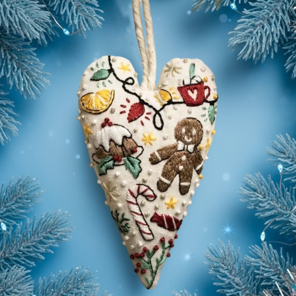 Christmas Embroidery Kit, DIY Christmas Decorations – image 8