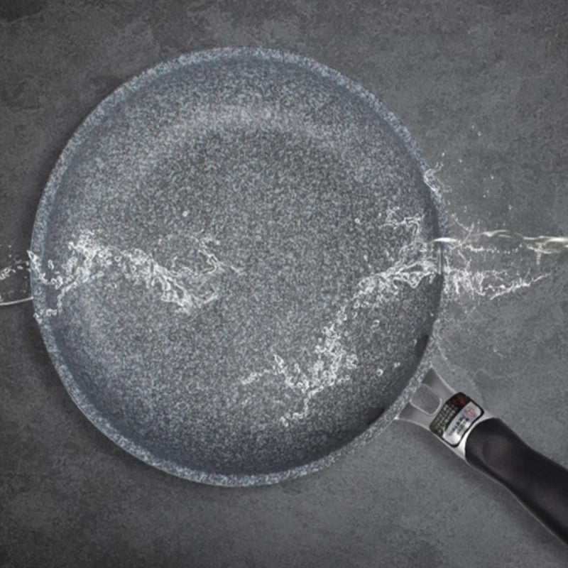 Non Stick Frying Pan Skillet in Stone Look, Aluminium Non Stick Pan, Induction Pan for Induction and Gas Hobs_04
