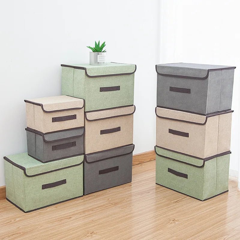 Foldable Storage Boxes for Clothes, Kids Toy Storage Box, Toy Box for Bedroom, Fabric Wardrobe Organiser_02