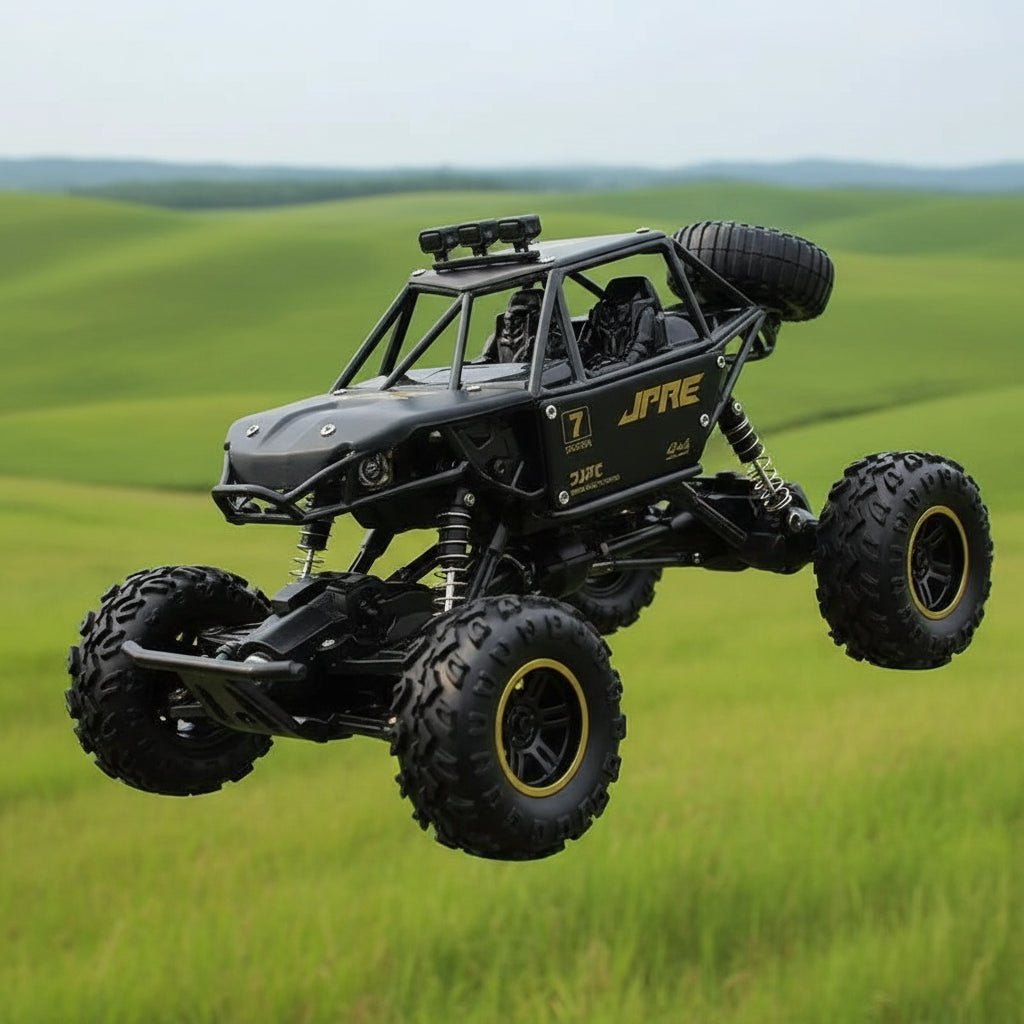 RC Monster Truck, 4x4 Remote Control Car with LED Headlights, Off Road RC Car, Toy Monster Truck for Kids_00