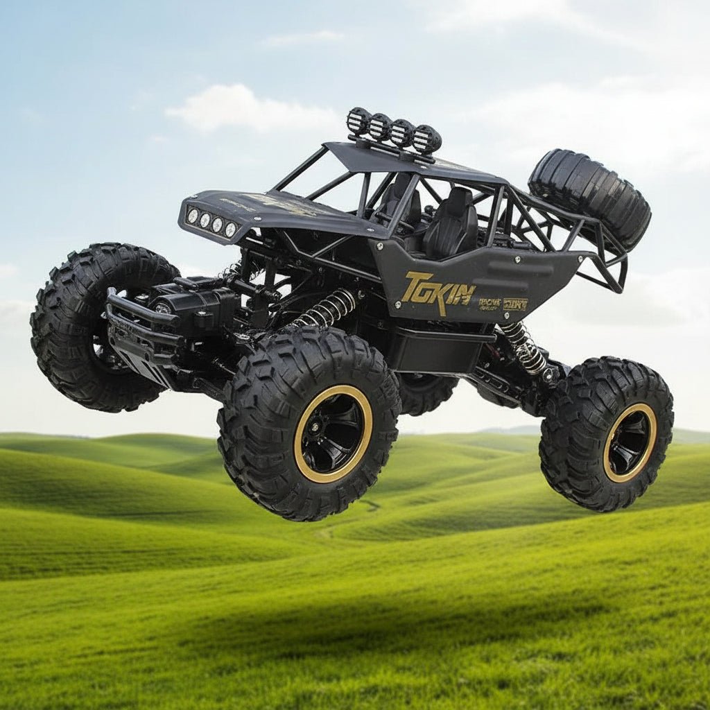 RC Monster Truck, 4x4 Remote Control Car with LED Headlights, Off Road RC Car, Toy Monster Truck for Kids_05