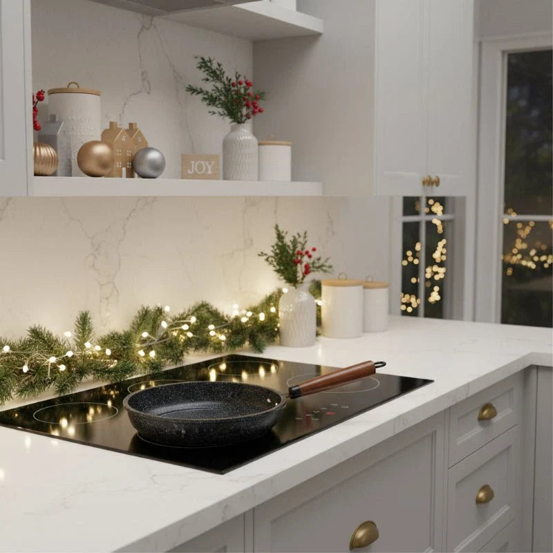 Non Stick Frying Pans, Stone Coated Frying Pan for Induction Hob
